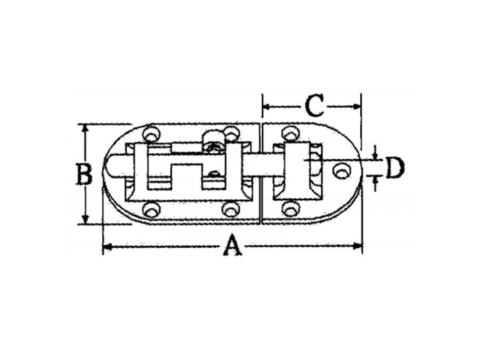CATENACCIO INOX MM.110X38