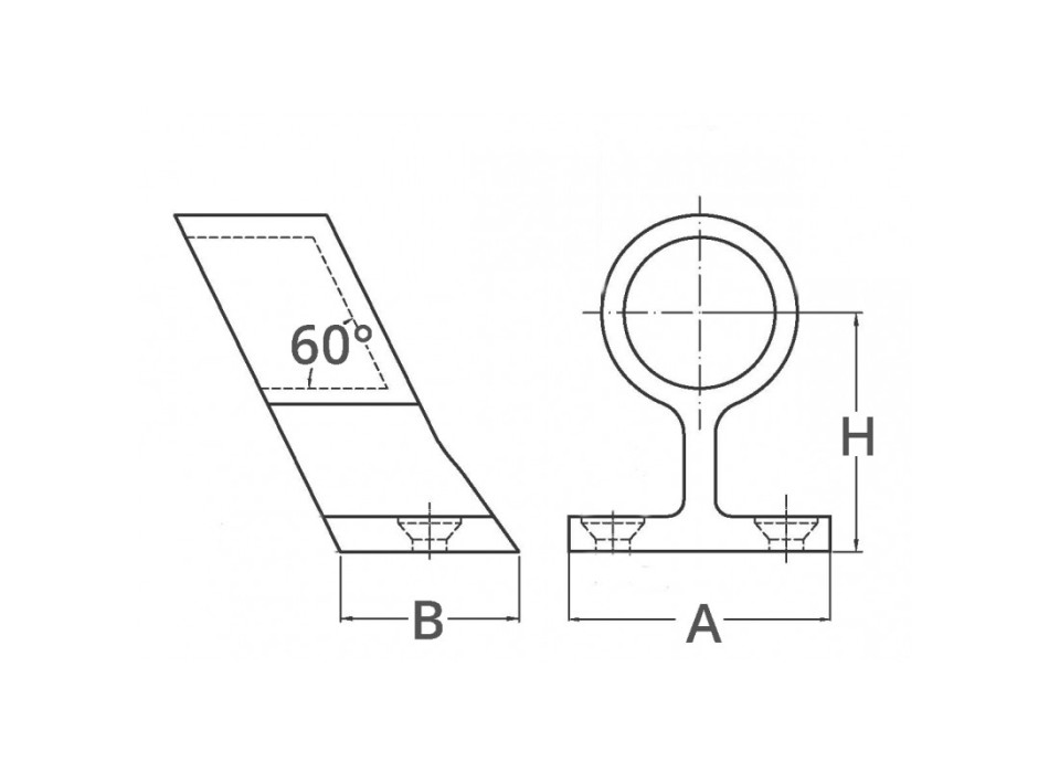 CENTRALI PER CORRIMANO Ø MM.25
