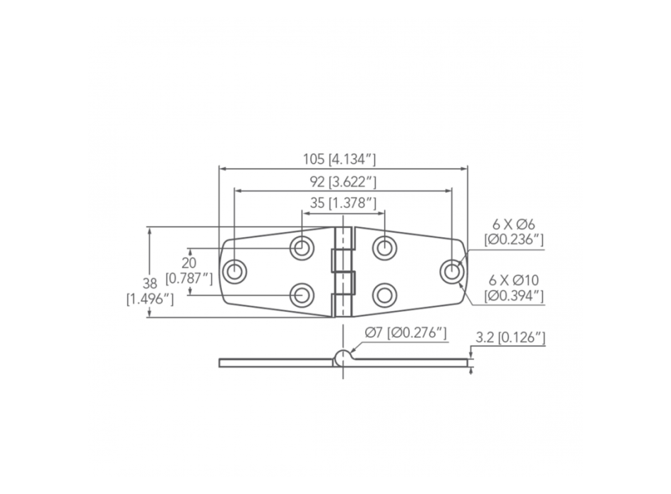 CERNIERA ESAGONALE AISI 316
