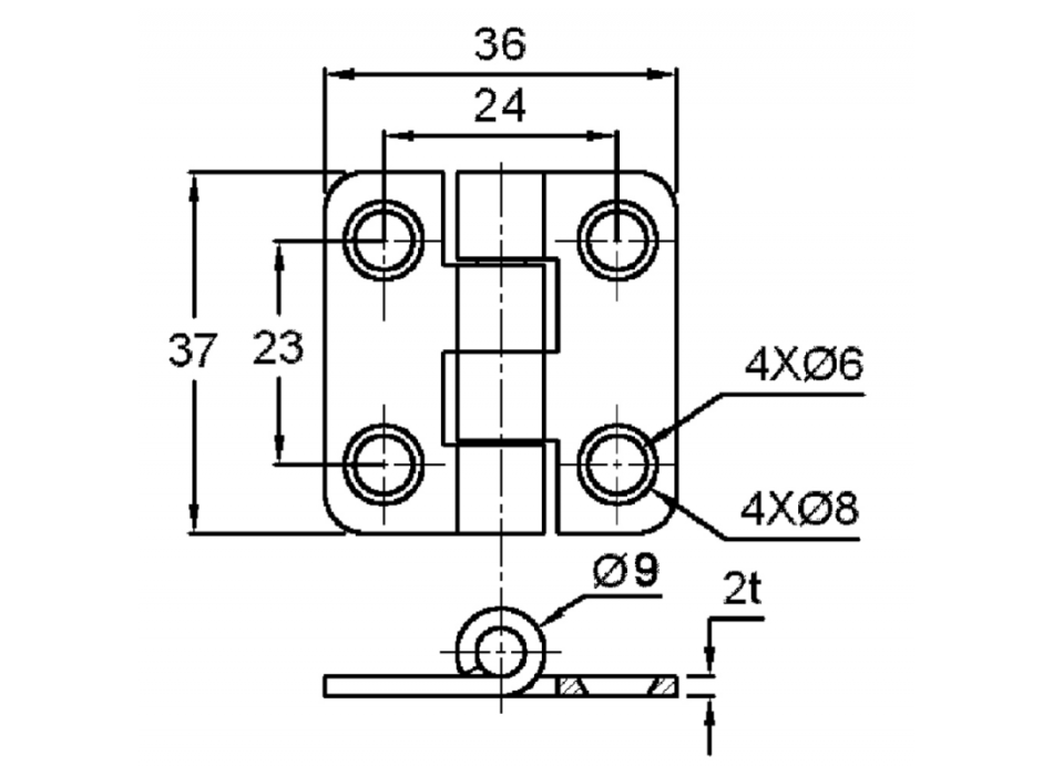 CERNIERA INOX 316 CON COPERTURA