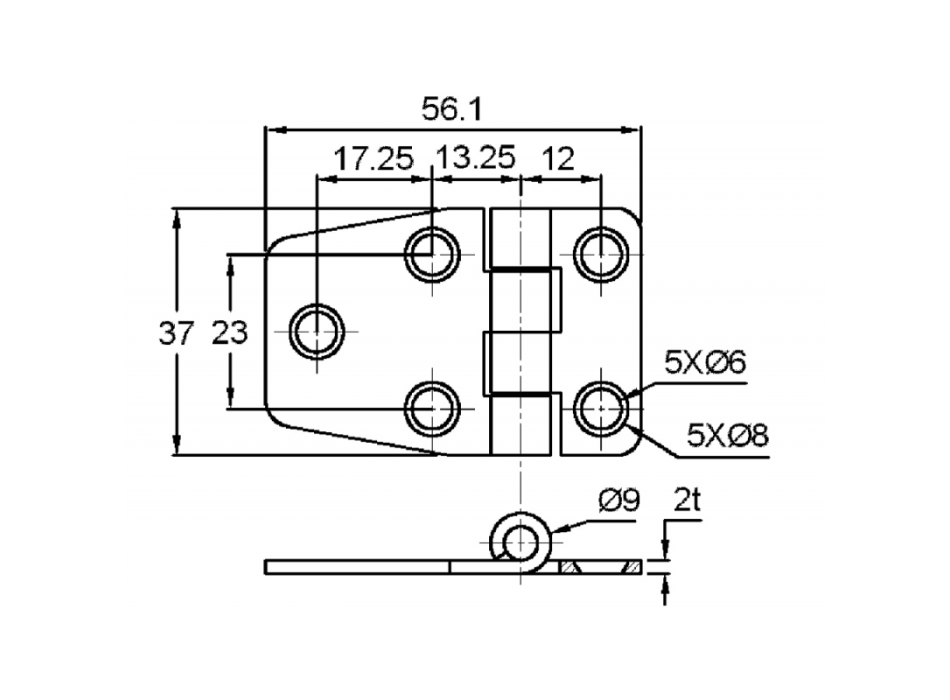 CERNIERA INOX 316 CON COPERTURA