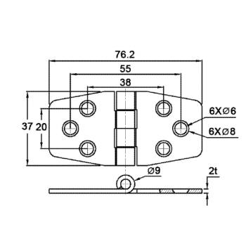 CERNIERA INOX 316 CON COPERTURA