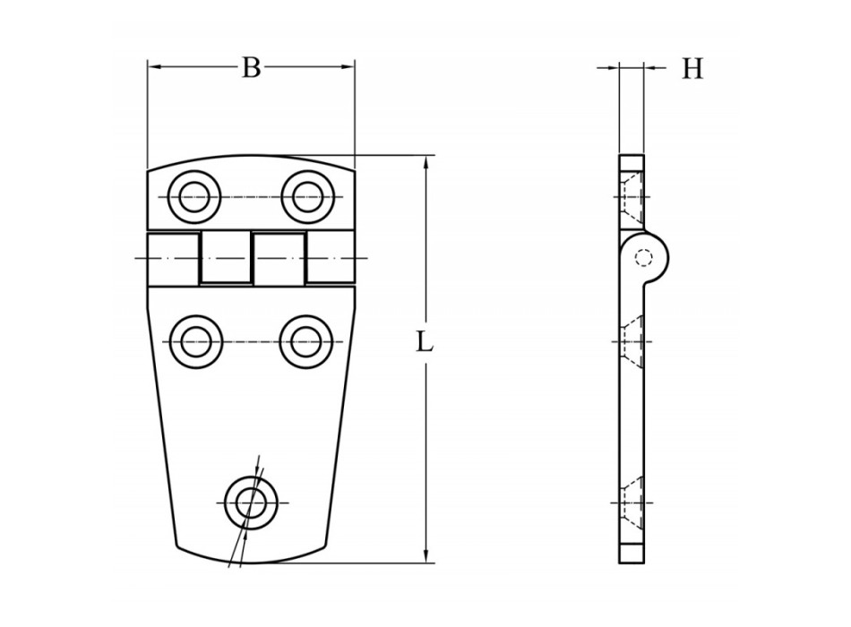 CERNIERA INOX MM.76X38