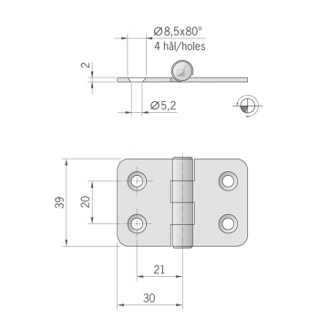 CERNIERA LUCIDATA A SPECCHIO MM.60X39
