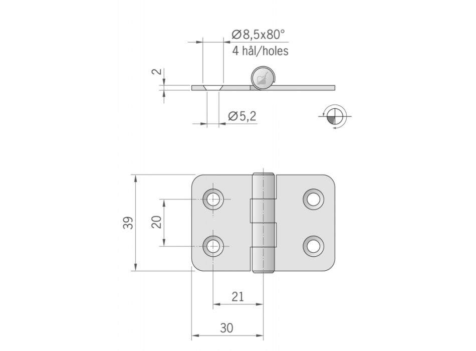 CERNIERA LUCIDATA A SPECCHIO MM.60X39