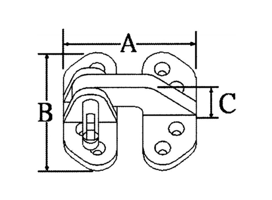 CERNIERA LUCIDATA A SPECCHIO MM.70X72