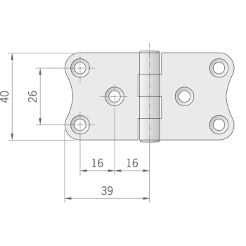 CERNIERA LUCIDATA A SPECCHIO MM.78X40