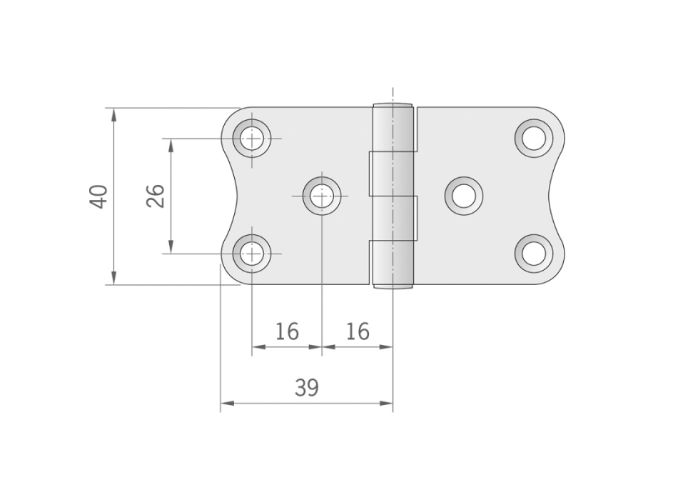CERNIERA LUCIDATA A SPECCHIO MM.78X40