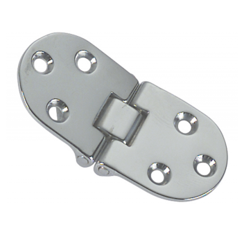 CERNIERA OTTONE LUCIDO MM.80x30