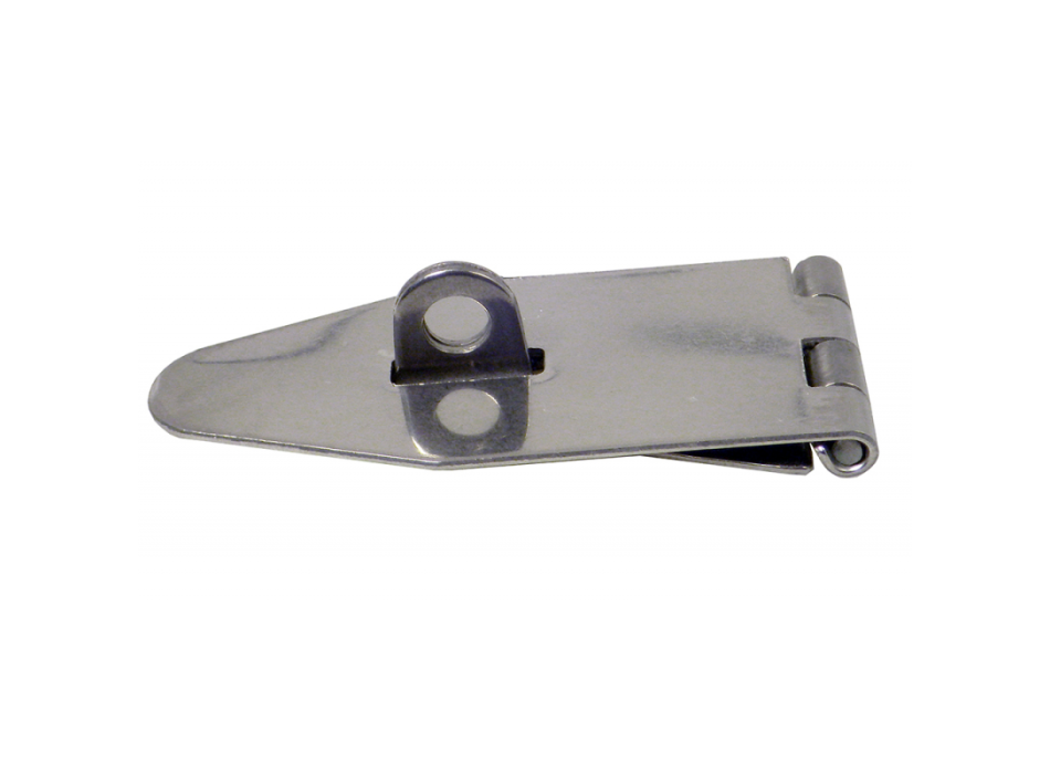 CERNIERA PORTALUCCHETTO INOX MM.90X40