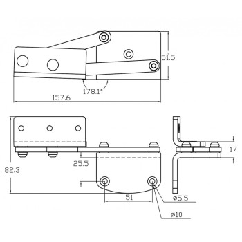 CERNIERE A PANTOGRAFO