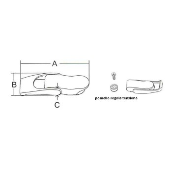 CHIUSURA A LEVA CON CHIAVE