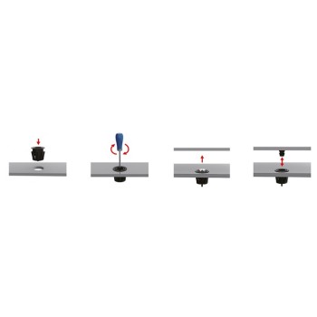 CHIUSURA A SCATTO IN NYLON