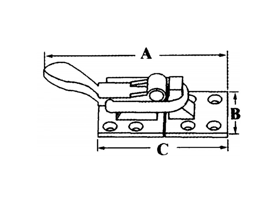 CHIUSURA PIANA INOX AISI 316