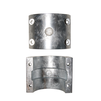 COLLARE IN ZINCO PER ASSE Ø MM.90