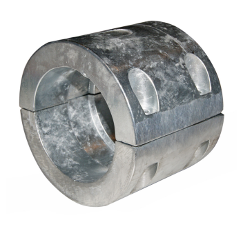 COLLARE IN ZINCO PER ASSE Ø MM.90