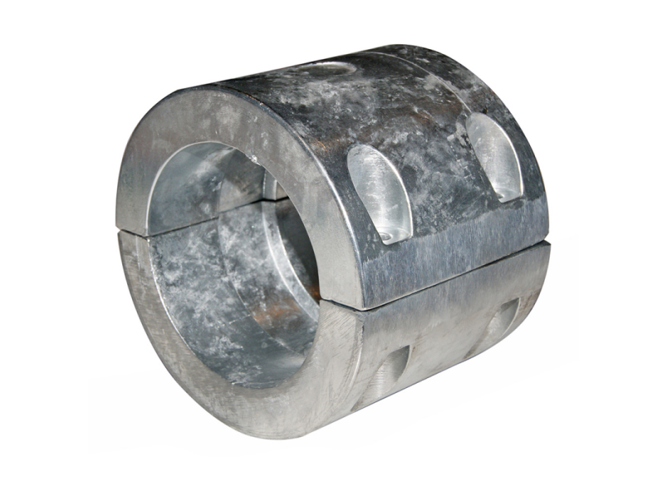 COLLARE IN ZINCO PER ASSE Ø MM.90