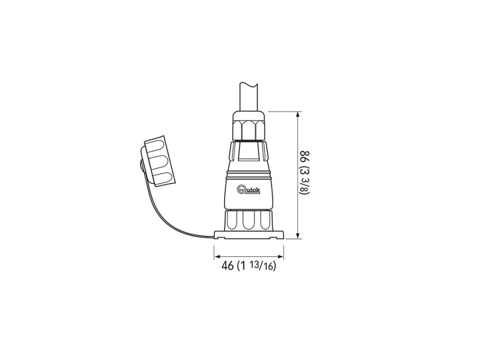 CONNETTORE A 7 CONTATTI
