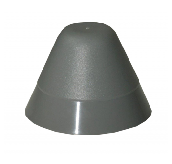 CONO TERMINALE GRIGIO RAL 7035