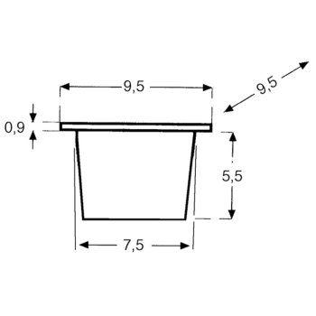 CONTENITORE PER MISCELATORE
