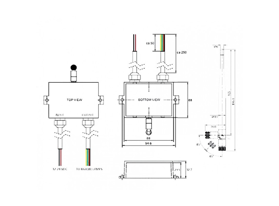 CONTROLLER BLUETOOTH PER LUCI RGBW
