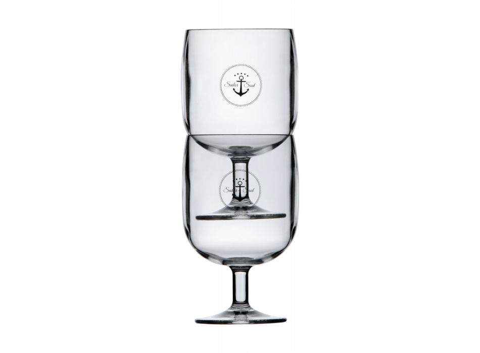 COPPE DA VINO CM  Ø 7,3 x 13,6H - SET 6 PEZZI