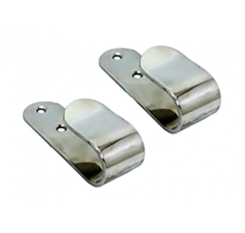 COPPIA DI GANCI IN ACCIAIO INOX