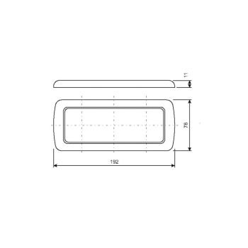 CORNICE A TRE MODULI