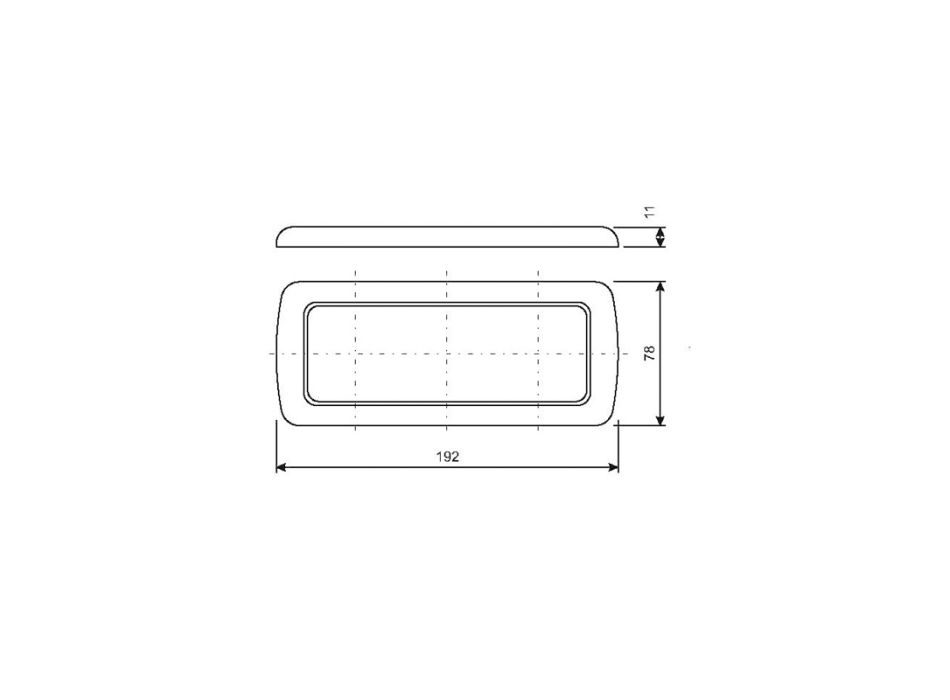 CORNICE A TRE MODULI