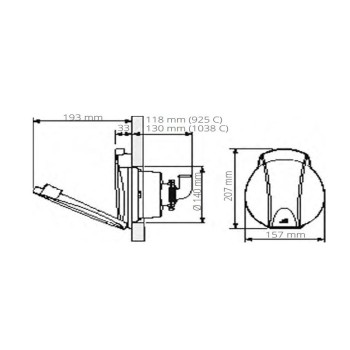 COVER PER POMPA 925C