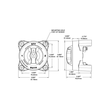 DEVIATORE 0-1-2-BOTH SERIE HD