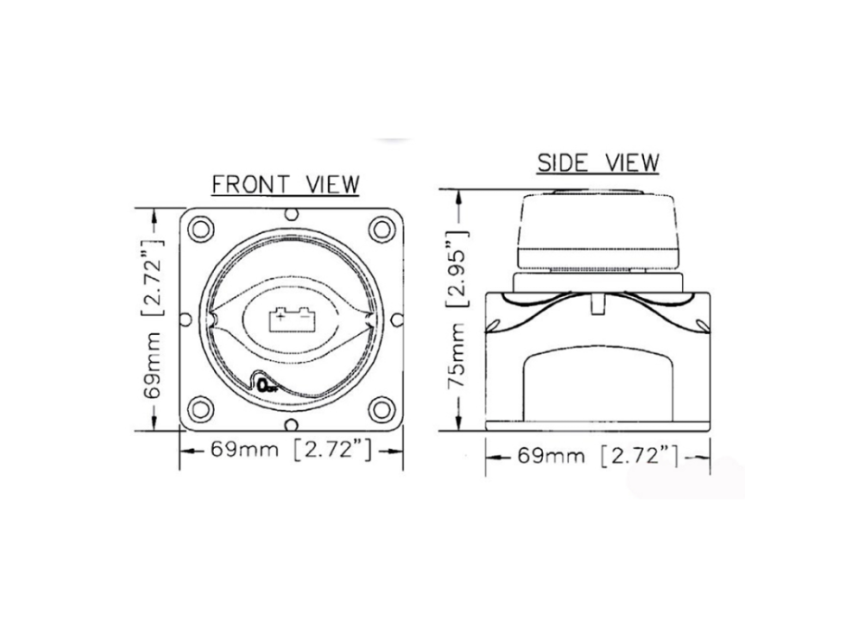DEVIATORE STACCA BATTERIA BEP