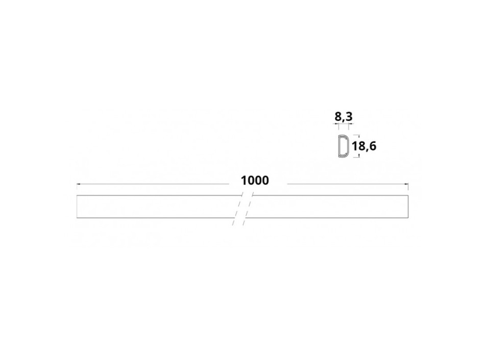 DIFFUSORE TRASPARENTE MT.1