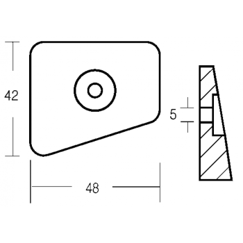 DOPPIA PLACCA IN ZINCO