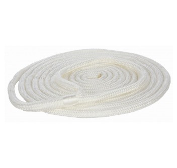 DOPPIA TRECCIA IMPIOMBATA Ø20MM X 12MT BIANCA