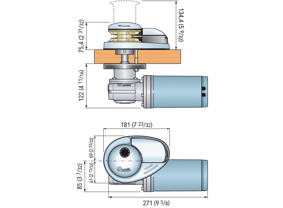 DP1 C/CAMPANA 500W 12V B.6