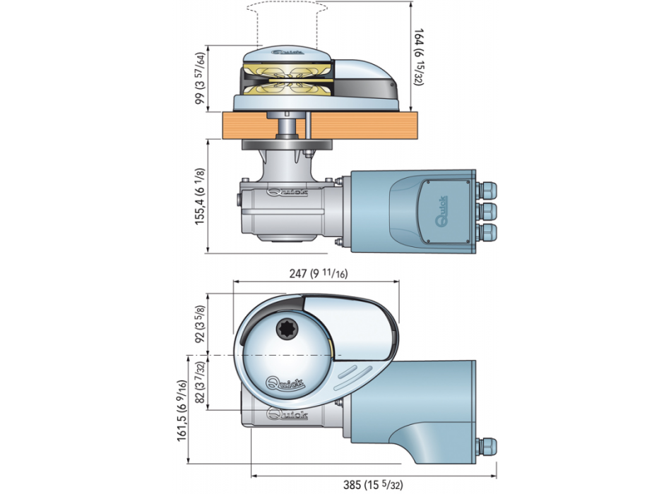 DP3 C/CAMPANA 1500W 12V B.10