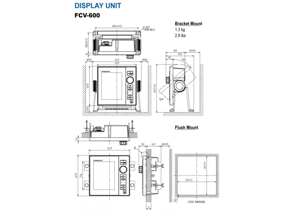 ECOSCANDAGLIO FURUNO FCV-600