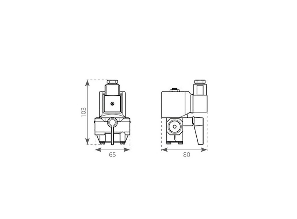 ELETTROVALVOLA 12 V. LT./H. 600
