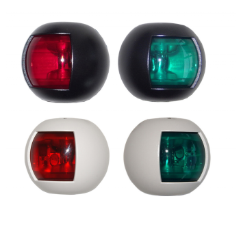 FANALE BIANCO A LUCE VERDE