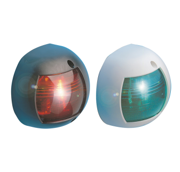 FANALE BIANCO A LUCE VERDE