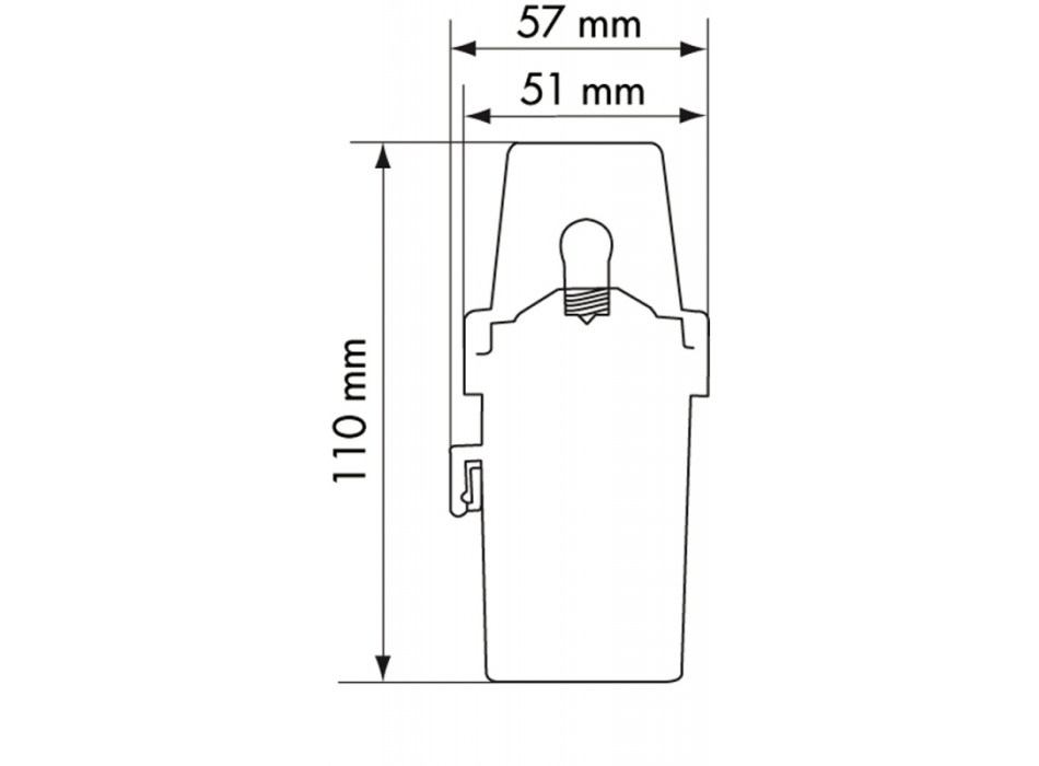 FANALE DI NAVIGAZIONE TESTA D'ALBERO