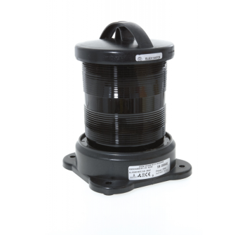 FANALE NERO A LUCE BIANCA 360°