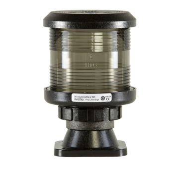 FANALE NERO A LUCE BIANCA 360°