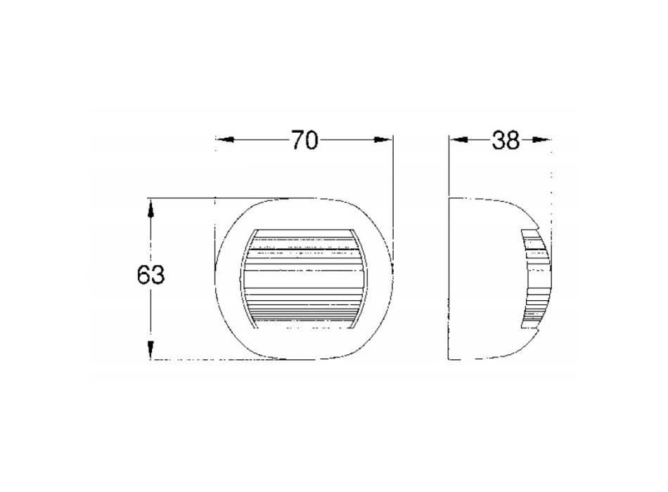 FANALE NERO A LUCE VERDE