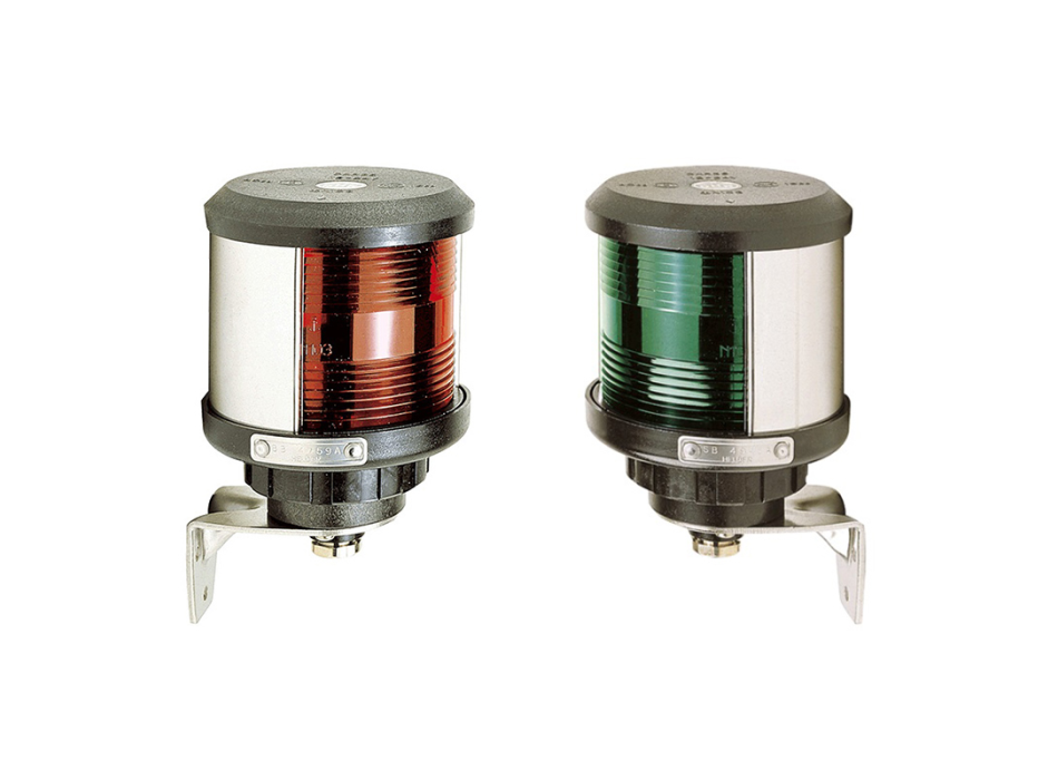 FANALE NERO A LUCE VERDE