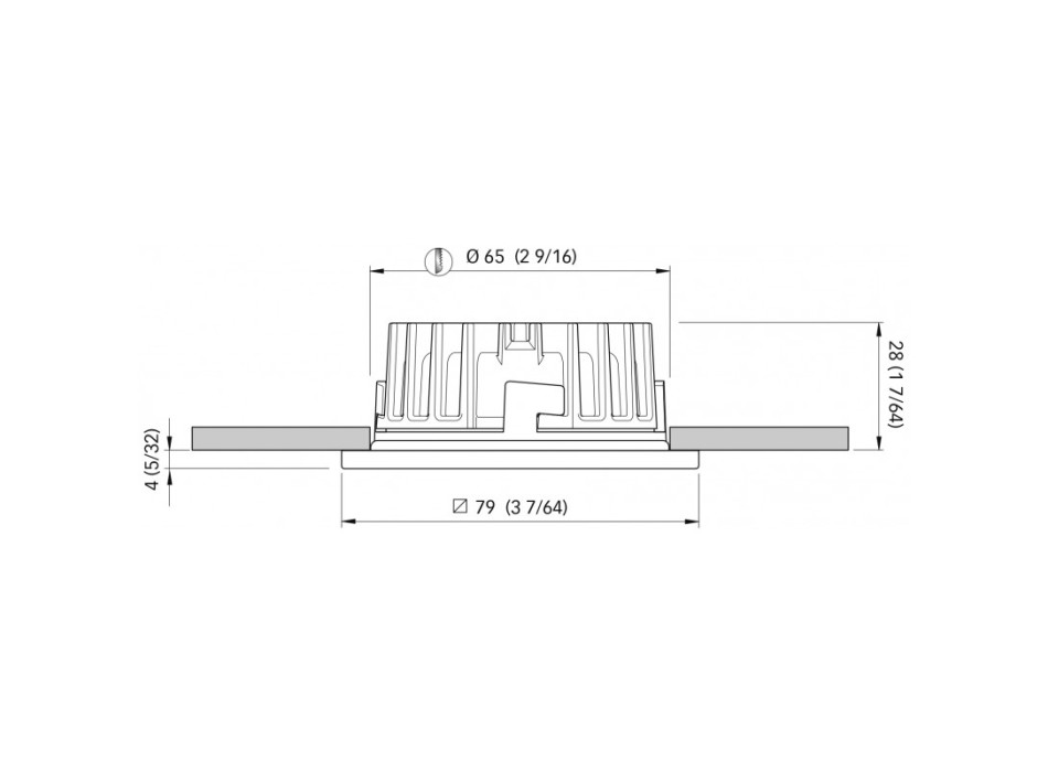 FARETTO AD INCASSO BLAKE HP
