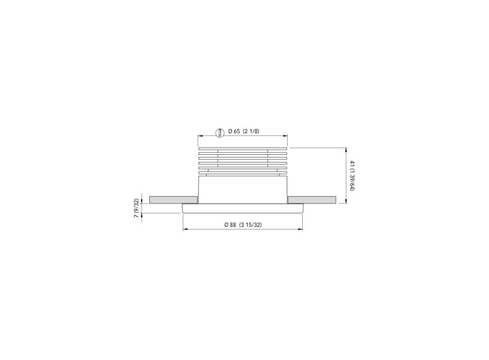 FARETTO AD INCASSO CHIARA 6W