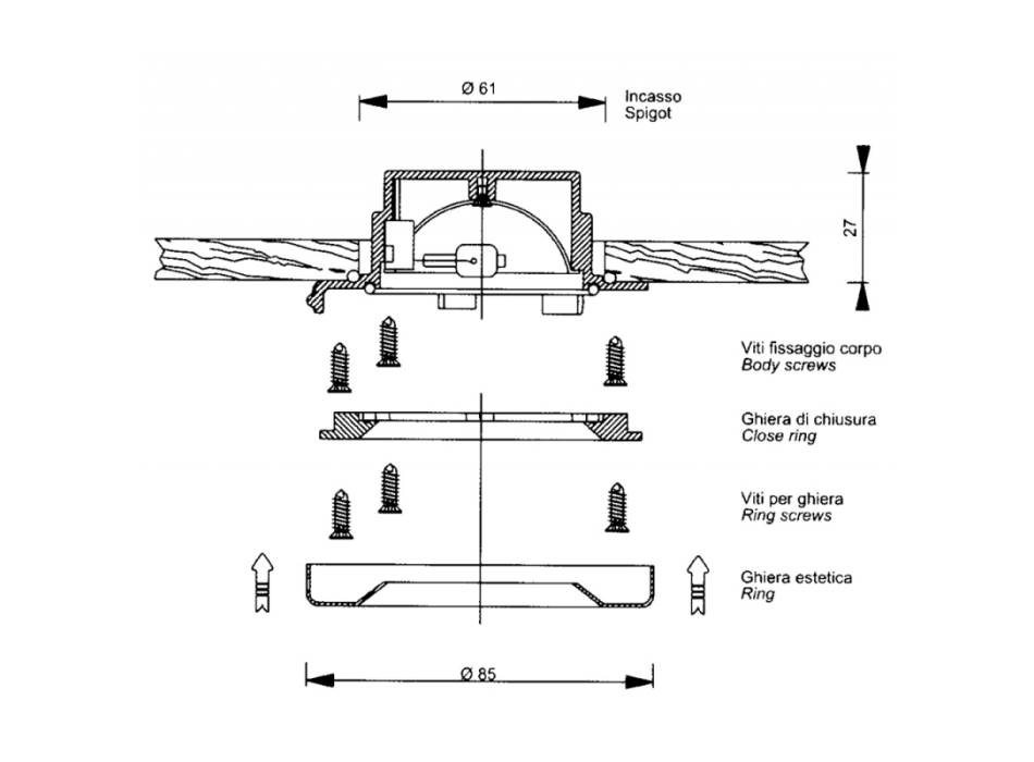 FARETTO AQUARIUS DA INCASSO