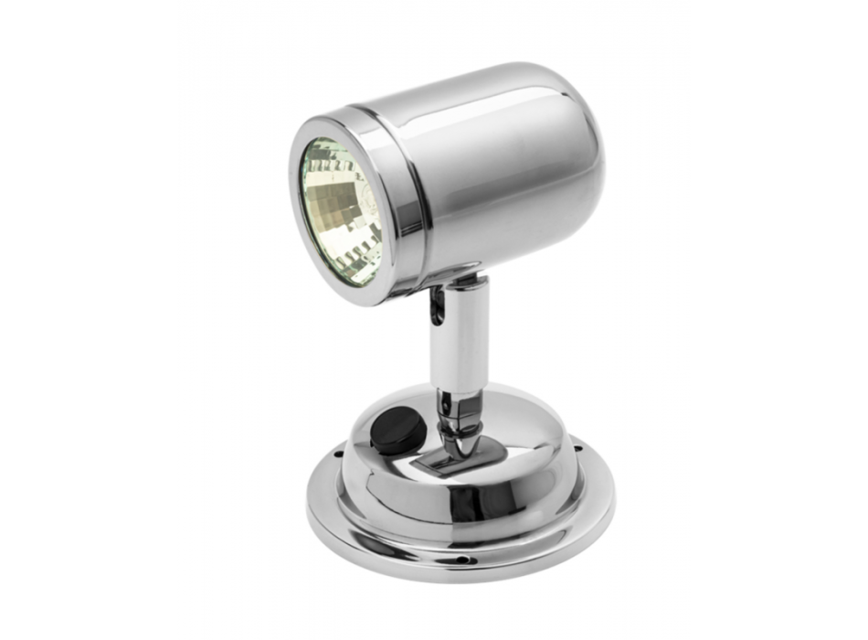 FARETTO ORIENTABILE IN ACCIAIO INOX